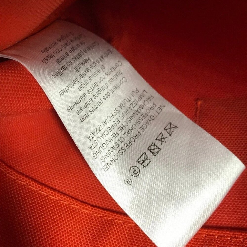 HERMES sacked panther jug room bag backpack Backpack cotton Navy/Brown - Picture 7 of 14